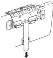 PIONEER NavGate HeadUp SPXHUD01 - 4Fissarelastaffadimontaggioalparasole. - 1
