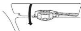 PIONEER NavGate HeadUp SPXHUD01 - 5Pushthesunvisordowntothevertical position. - 1