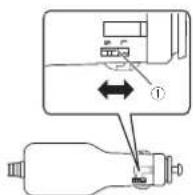 PIONEER NavGate HeadUp SPXHUD01 - Выбор размера штекера для подключения к прикуривателю - 1