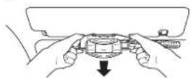 PIONEER NavGate HeadUp SPXHUD01 - 8Снимите монтажный кронштейн. - 1
