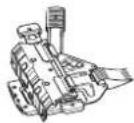 PIONEER NavGate HeadUp SPXHUD01 - Перечень поставляемых в комплекте деталей - 2