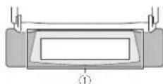 PIONEER NavGate HeadUp SPXHUD01 - ①Bevestigingsklem - 4