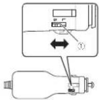 PIONEER NavGate HeadUp SPXHUD01 - Establecereltamañodel conectordelencendedor - 1
