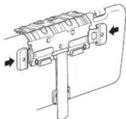 PIONEER NavGate HeadUp SPXHUD01 - ①Bevestigingsklem - 3