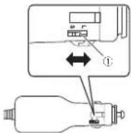 PIONEER NavGate HeadUp SPXHUD01 - Réglagedelatailledela ficheallume-cigare - 1