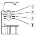 PIONEER NavGate HeadUp SPXHUD01 - ②Sunvisorthicknessadjustmentplate - 1