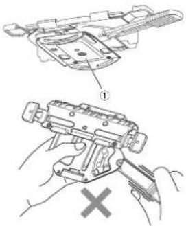 PIONEER NavGate HeadUp SPXHUD01 - ②VergrendelingshendelvanHUD - 1