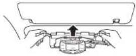 PIONEER NavGate HeadUp SPXHUD01 - 4Installezlesupportdemontagesurle pare-soleil. - 1