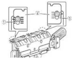 PIONEER NavGate HeadUp SPXHUD01 - 3Adjustthemountingbracketthickness. - 1