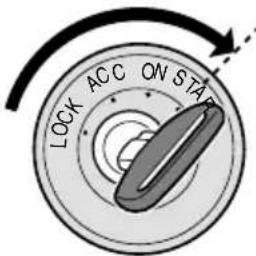 PIONEER AVDW6210 - Démarrez le moteur de la voiture. - 1