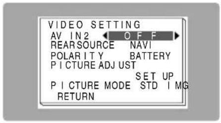 PIONEER AVDW6210 - Ingangsinstelling [AV IN2] - 2