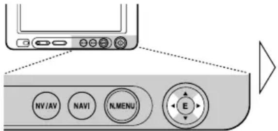 PIONEER AVDW6210 - Omschakelen van de weergegeven beelden op het achterdisplay - 1