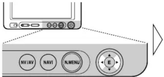 PIONEER AVDW6210 - Sélection de l'image affichée sur l'écran arrière - 1