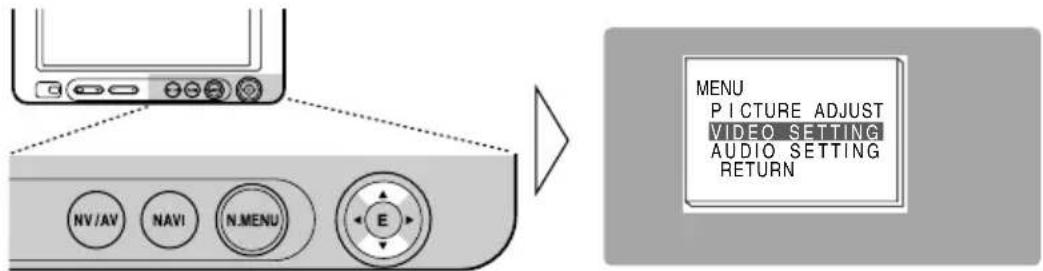 PIONEER AVDW6210 - Selezionare un'impostazione. - 1