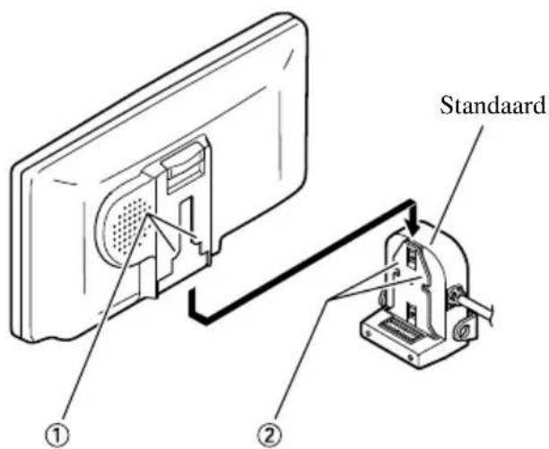 PIONEER AVDW6210 - Aanbrengen van de display - 1