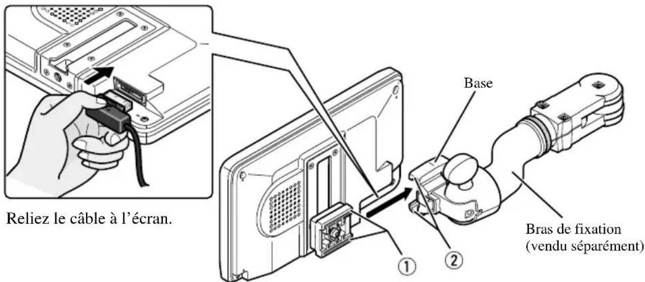 PIONEER AVDW6200 - Mise en place de l'écran - 1