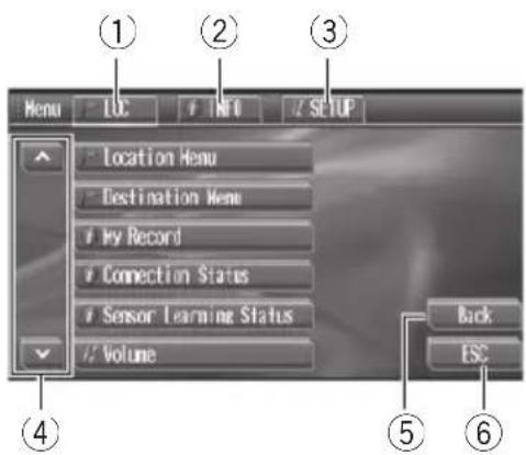 PIONEER AVGVDP1 - Toccare ESC per nascondere i tasti del touch panel. - 1