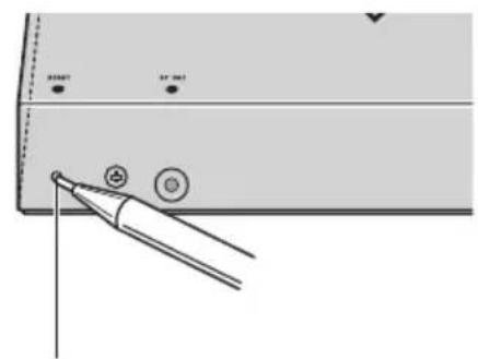 PIONEER AVGVDP1 - De microprocessor resetten - 1