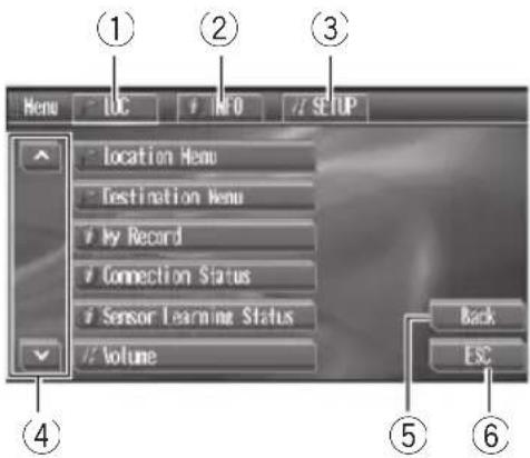 PIONEER AVGVDP1 - Raak ESC aan om de toetsen van het aanraakpaneel te verbergen. - 1