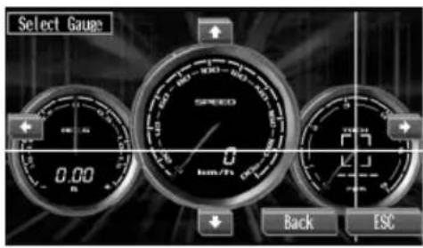 PIONEER AVGVDP1 - Raak het midden van de meter aan die u wilt aanpassen. - 1
