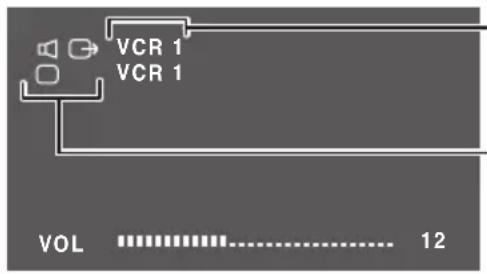 PIONEER AVDW6000 - Le icone visualizzate nell'angolo - 1