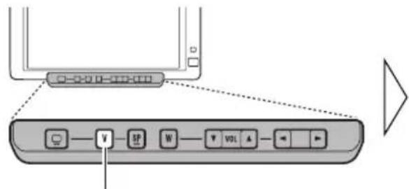 PIONEER AVDW6000 - Impostare l'opzione che consente di selezionare solo il video per lo schermo. - 1