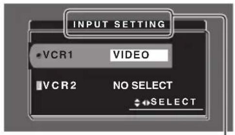 PIONEER AVDW6000 - Sélectionnez un menu de mise en oeuvre. - 2
