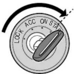 PIONEER AVDW6000 - Démarrez le moteur de la voiture. - 1