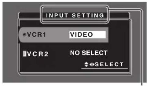 PIONEER AVDW6000 - Selezionare un menu di messa a punto iniziale. - 2