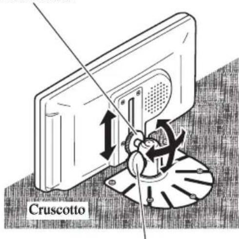 PIONEER AVDW6000 - Regolare la posizione verticale dello schermo e la sua angolazione. - 1