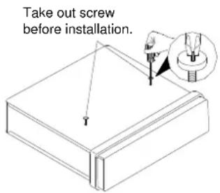 Marquant MCR1307 - TAKE OUT SCREW BEFORE INSTALLATION - 1