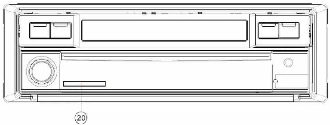 Marquant MCR1307 - BOUTONS DU PANNEAU AVANT - 2
