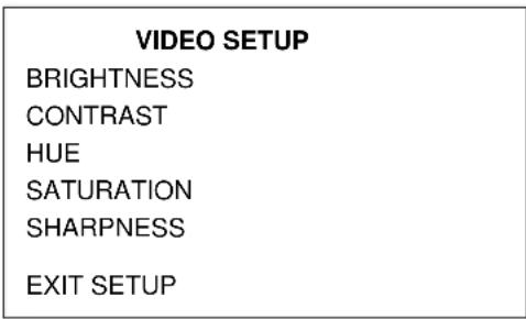 Marquant MCR1307 - 4)VIDEO SETUP - 1