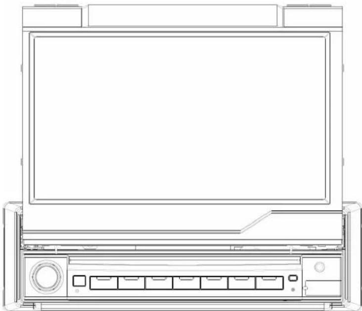 Marquant MCR1307 - Mobil video-/audiosystem - 2