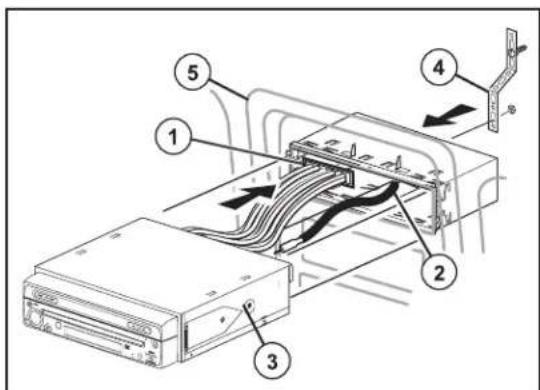 JENSEN VM9214BT - ISO-DIN Installation - 1