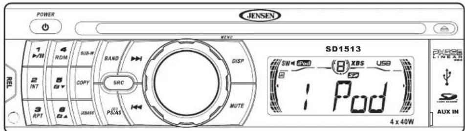JENSEN SD1513 - Owner's Manual/ Manual del Usario/ Manual de L'Utilisateur - 1