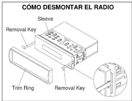 JENSEN PCD163 - Cómo Desmontar el Radio - 1