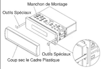 JENSEN PCD163 - Retrait de Radio - 1