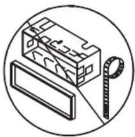 JENSEN MP1516 - DIN Rear Mount (Method B) - 1