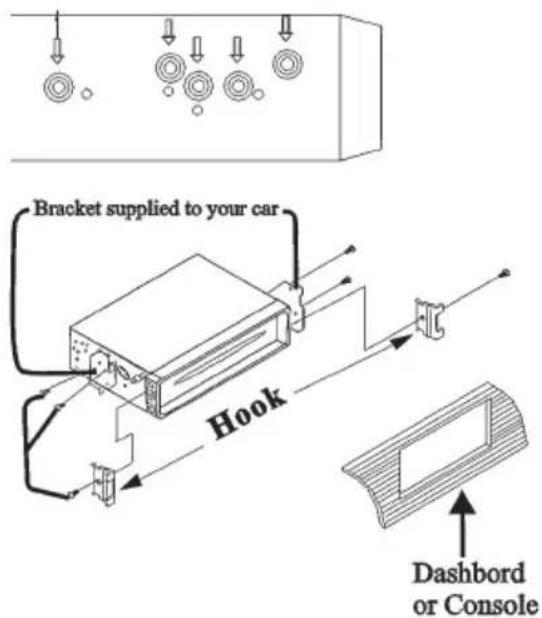 JENSEN MP1516 - DIN Rear Mount (Method B) - 2