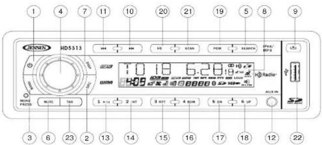 JENSEN HD5313 - Volume / Audio Control - 1