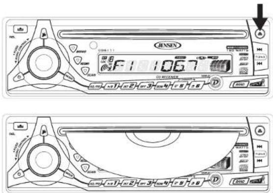 JENSEN CD6111 - Disc Eject - 1