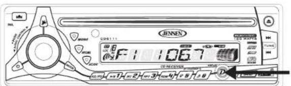 JENSEN CD6111 - Display (DISPLAY) - 1