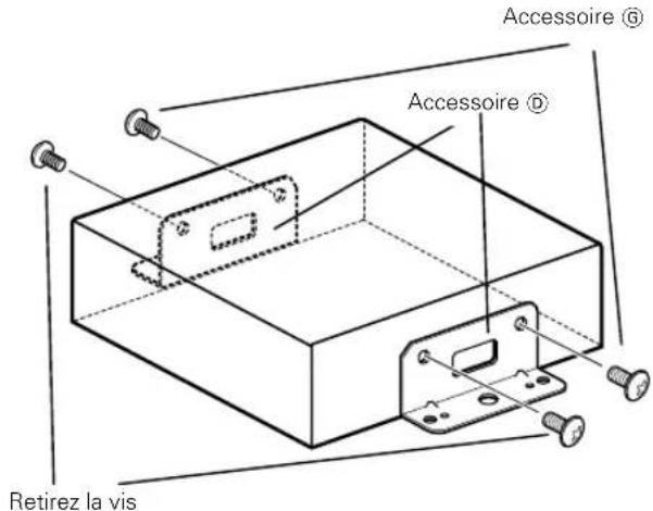 KENWOOD LZ7500 - Fixation sur le panneau audio - 2