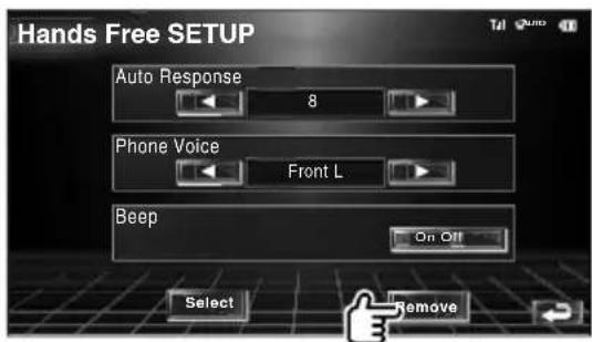 KENWOOD KOSV1000 - Affichez la liste de suppression de téléphone - 1