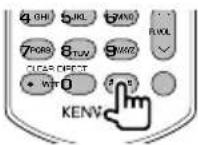 KENWOOD KOSV1000 - Sélectionnez le mode de recherche directe - 1