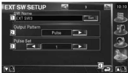 KENWOOD KOSV1000 - Effectuez la configuration EXT SW - 7
