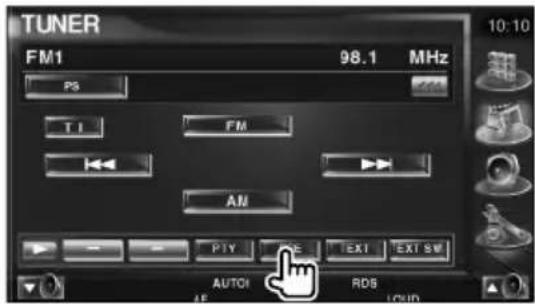 KENWOOD KOSV1000 - Commencez la selection de préréglage - 1