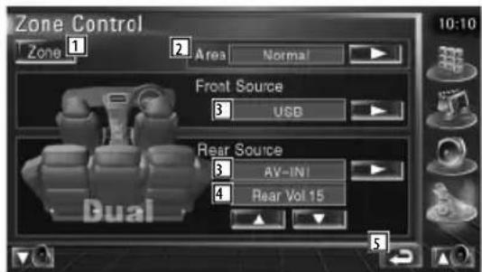 KENWOOD KOSV1000 - Configurez la commande de zone - 1