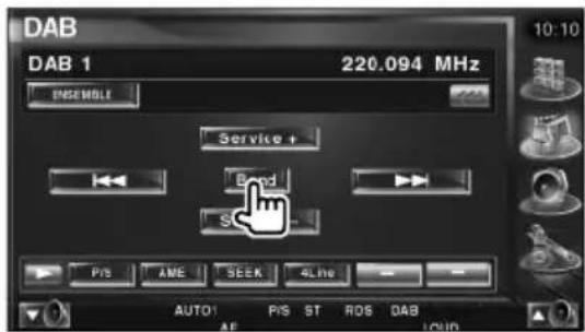 KENWOOD KOSV1000 - Sélectionnez une bande que vous souhaitez stocker en mémoire - 1